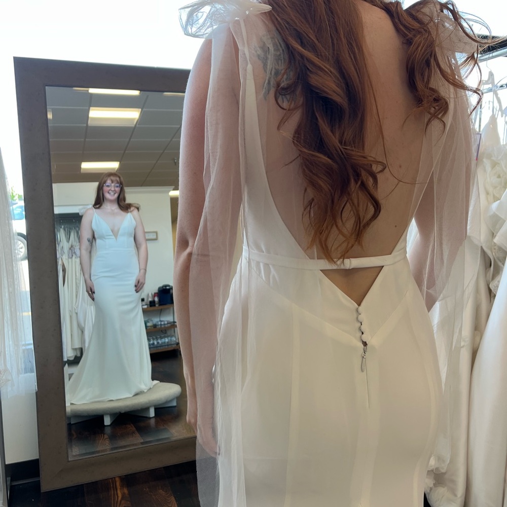 Hendrix by Made with Love - Simple Wedding Gown with open back